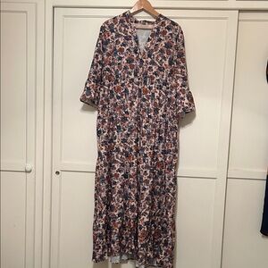 Floral Print Maxi Dress